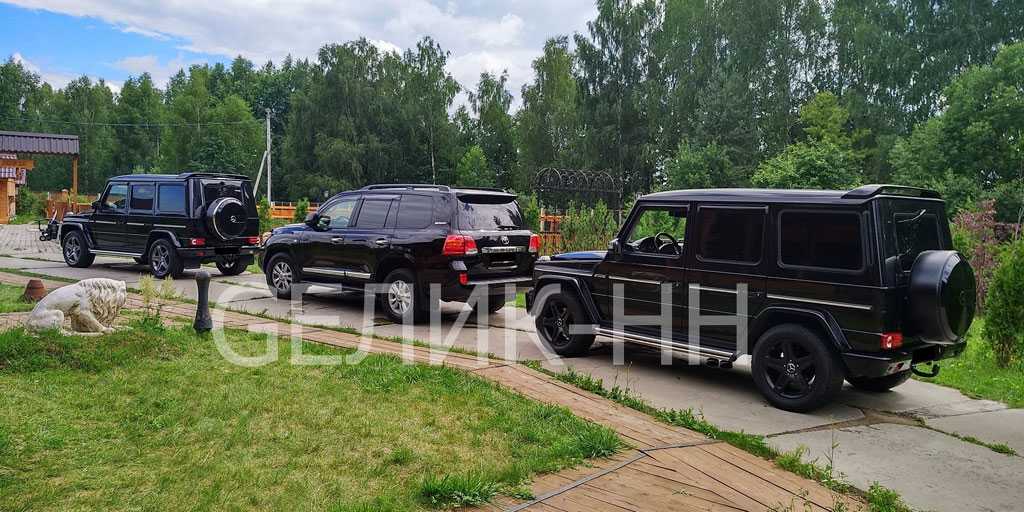 Кортеж Гелендвагенов в Нижнем Новгороде